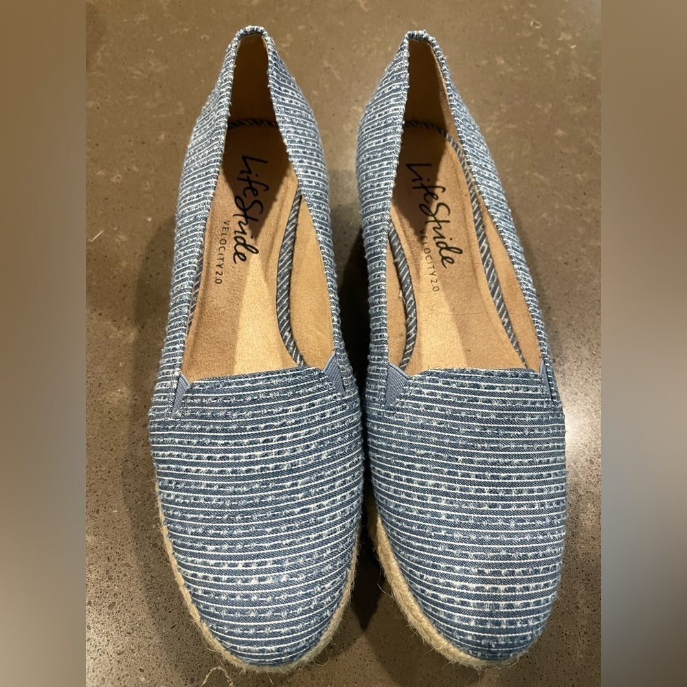 Life Stride Women’s Kamilla Slip on Wedge Espadrilles